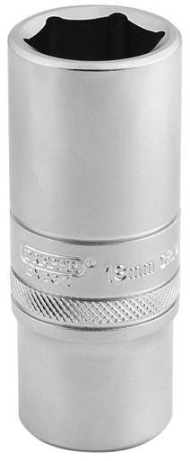 Draper - 3/8inch Sq. Dr. 6 Point Metric Deep Socket 19mm