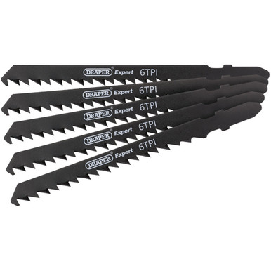 Draper - DT144DP 100mm Jigsaw Blade Set 5 Piece