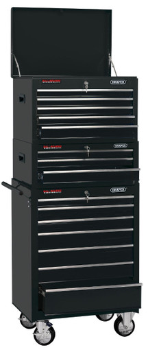 Draper - 26inch Combined Roller Cabinet and Tool Chest 15 Drawers