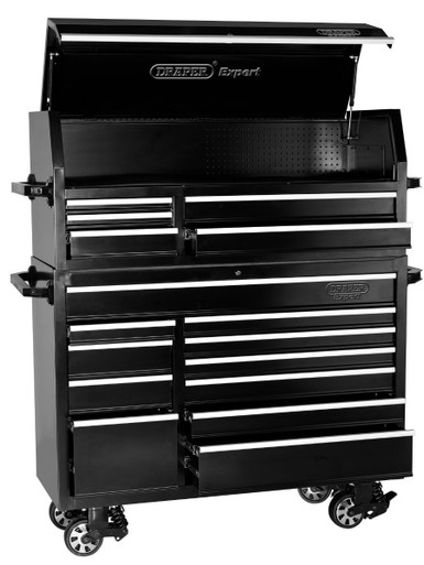 Draper - 56inch Roller Tool Cabinet and Tool Chest 16 Drawer