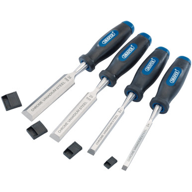 Draper - Bevel Edge Wood Chisel Set 4 Piece