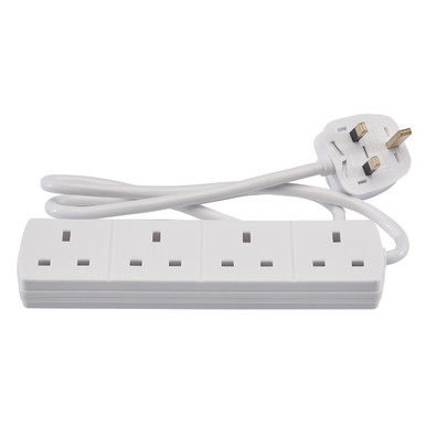 Draper - 4 Way Extension Lead 1m