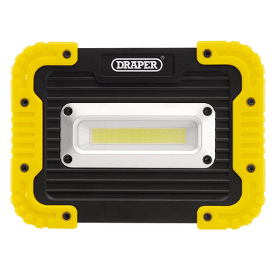 Draper - 10W COB LED Work Light 700 Lumens 4 x AA Batteries Supplied