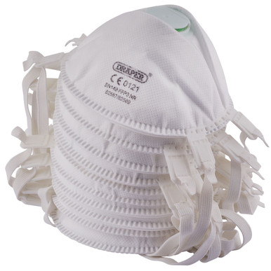 Draper - FFP3 NR Moulded Dust Mask pack of ten