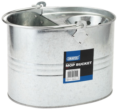 Draper - Galvanised Mop Bucket 9L
