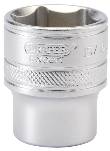 Draper - 1/2inch Sq. Dr. 6 Point Imperial Socket (15/16inch)