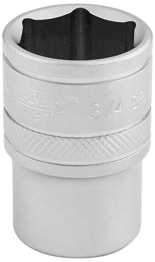Draper - 1/2inch Sq. Dr. 6 Point Imperial Socket (3/4inch)