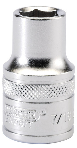 Draper - 1/2inch Sq. Dr. 6 Point Imperial Socket (7/16inch)