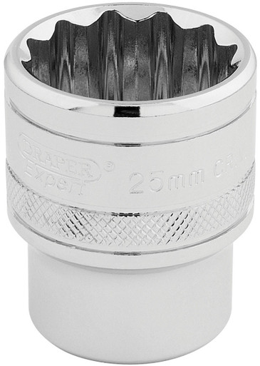 Draper - 1/2inch Sq. Dr. Hi-Torq 12 Point Socket (25mm)