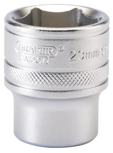 Draper - 1/2inch Sq. Dr. 6 Point Metric Socket (23mm)