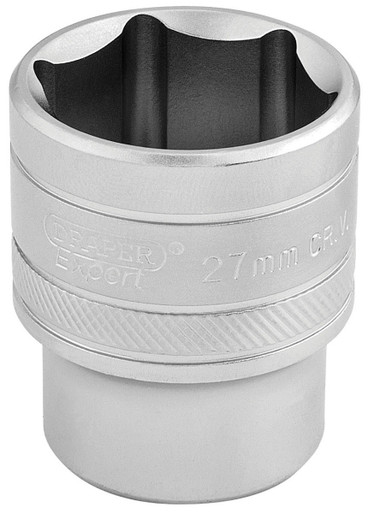 Draper - 1/2inch Sq. Dr. 6 Point Metric Socket (27mm)