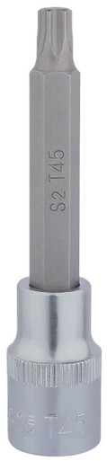Draper - T45 x 100mm 1/2inch Sq. Dr. Draper - TX-STAR Socket Bit