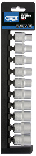 Draper - 1/2inch Sq. Dr. Metric Socket Set (10 Piece)