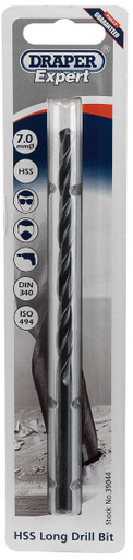 Draper - 7.0 x 156mm HSS Extra Long Drill Bit
