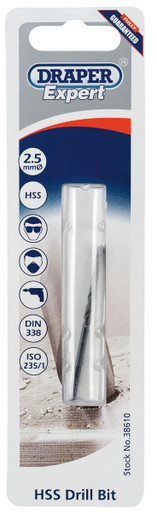Draper - 2.5mm HSS Drill