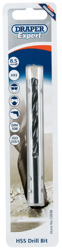 Draper - 8.5mm HSS Twist Drill for 10 x 1.5 Taps