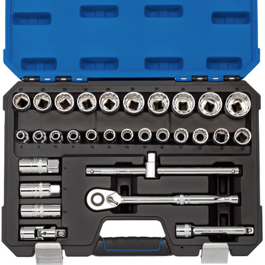 Draper - 1/2inch Sq. Dr. Metric Socket Set (30 Piece)