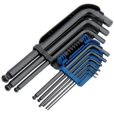 Draper -  Metric Hexagon and Ball End Hexagon Key Set 9 Piece