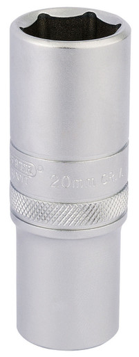 Draper - 1/2inch Sq. Dr. 6 Point Metric Deep Socket (20mm)