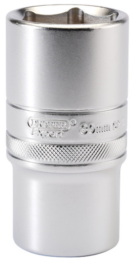 Draper - 1/2inch Sq. Dr. 6 Point Metric Deep Socket (30mm)