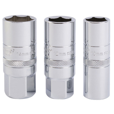 Draper - 1/2inch Sq Dr Set of Spark Plug socket (3 Piece)