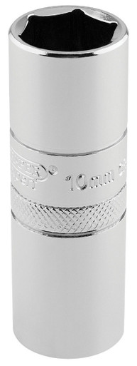 Draper - 1/2inch Sq. Dr. 10mm Thread 6 Point Spark Plug Socket (16mm Socket)