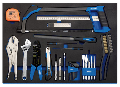 Draper - Tool Kit in Full Plus Drawer EVA Insert Tray 36 Piece