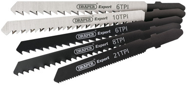 Draper - Assorted Jigsaw Blade Set 5 Piece