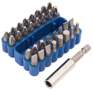 Draper -  Screwdriver and Magnetic Bit Holder Set 33 Piece