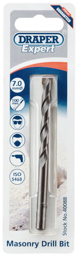 Draper - 7 x 100mm Masonry Drill Bit