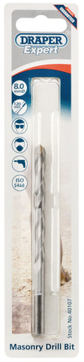 Draper - 8 x 120mm Masonry Drill Bit