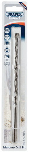 Draper - 8 x 200mm Masonry Drill Bit