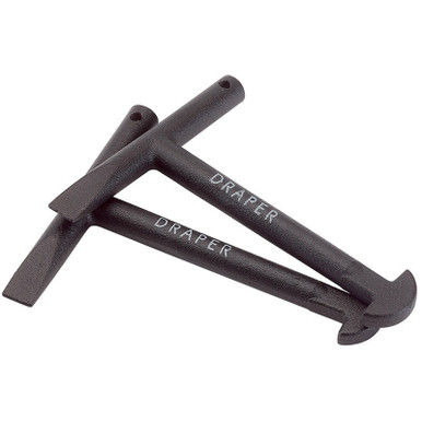 Draper - 2 x 130mm Manhole Keys