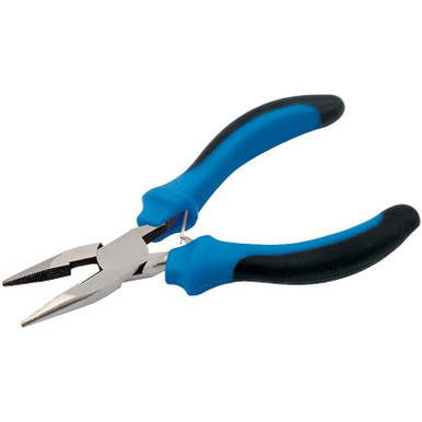 Draper - 125mm Soft Grip Long Nose Mini Pliers