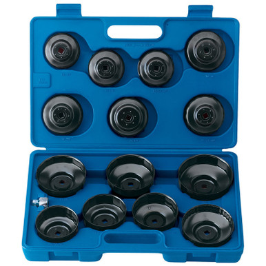 Draper - 3/8inch Sq. Dr. Oil Filter Cup Socket Set 15 piece