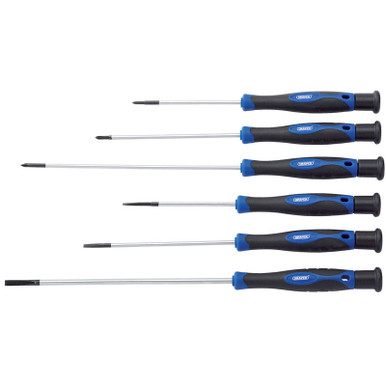 Draper - Extra Long Precision Screwdriver Set 6 Piece