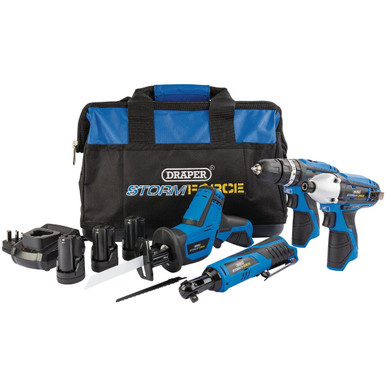 Draper - Draper - Storm Force  10.8V Power Interchange Kit 9 Piece