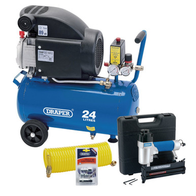 Draper - Air Tool 24L Compressor Kit