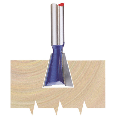 Draper - 1/4inch Dovetail 14mm Dia. TCT Router Bit