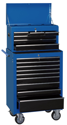 Draper - 26inch Combination Roller Cabinet and Tool Chest 15 Drawer