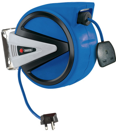 Draper - 230V Retractable Electric Cable Reel 10m