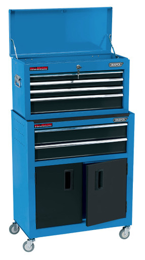 Draper - 24inch Combined Roller Cabinet and Tool Chest 6 Drawers