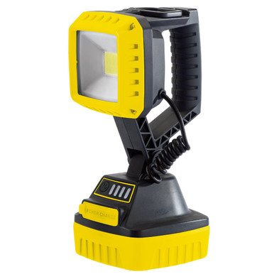 Draper - 10W COB LED Rechargeable Work Light 1000 Lumens Yellow 4x 2.2 Ah Li-ion Batteries Supplied