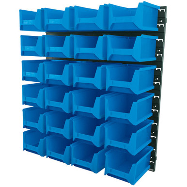 Draper - 24 Bin Wall Storage Unit Large Bins