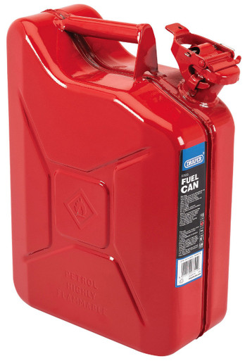 Draper - 10L Steel Fuel Can Red