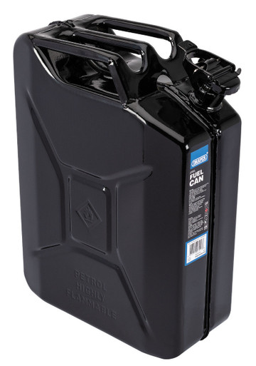 Draper - 20L Steel Fuel Can Black