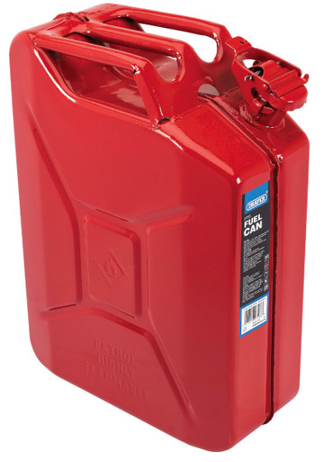 Draper - 20L Steel Fuel Can Red