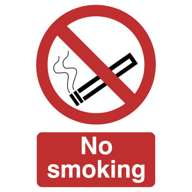 Draper -  No Smoking' Prohibition Sign