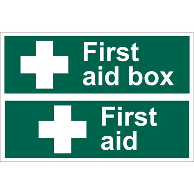 Draper - First Aid Box ' Safety Sign