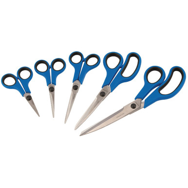 Draper - Soft Grip Household Scissor Set 5 Piece